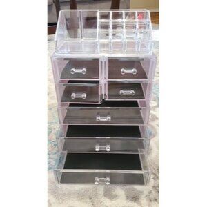 New Clear Cosmetic Makeup Organizer - Make Up & Jewelry Storage, Case & Display